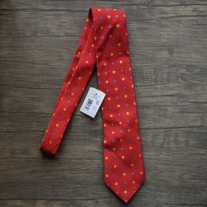 Ted Baker London. BRAND NEW Mens Red Wool & Silk Tie